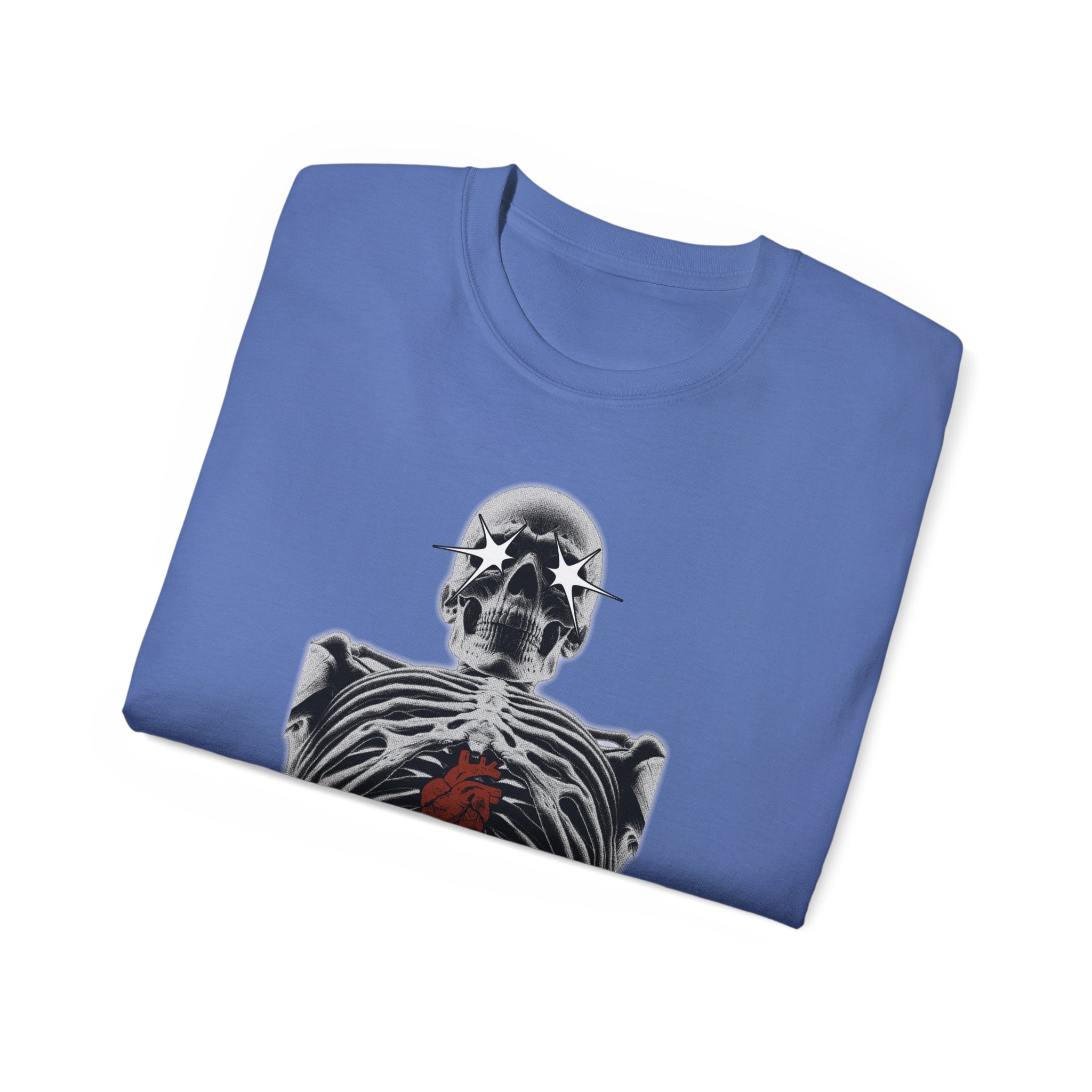 Exposed Heart - Unisex Cotton Tee (Front) - Damned Threads